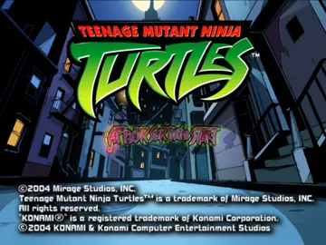 Teenage Mutant Ninja Turtles screen shot title